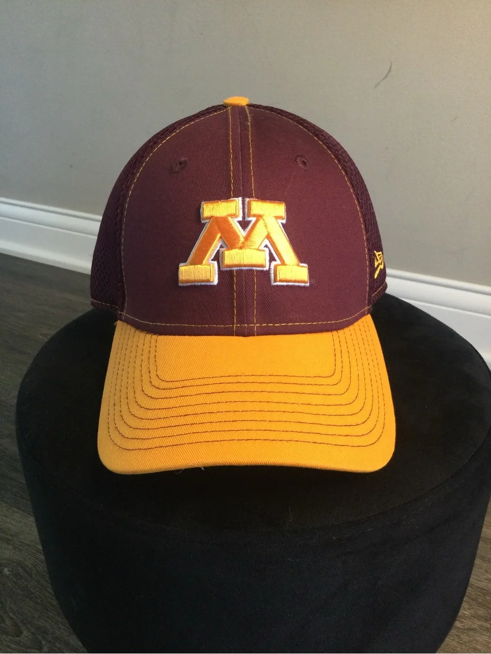 New Era Maroon and Gold 39THIRTY Fitted Cap